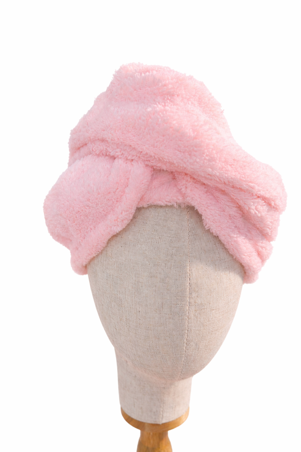 Toalla turbante con enganche elástico